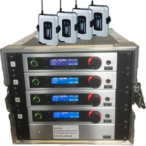 Trantec S5.3 Cube 4-Way Radio Microphone System
